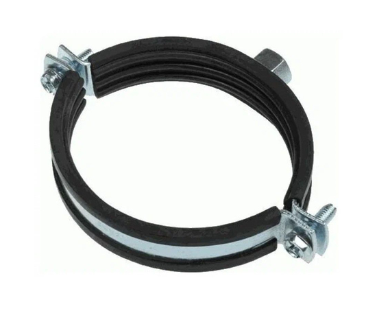 Хомут трубный 2 1/2" (74-80мм), гайка М10, фото , изображение 4