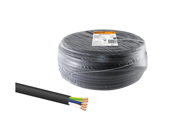 Кабель ВВГнг-LS 3х6 ГОСТ, бухта 100м, фото 