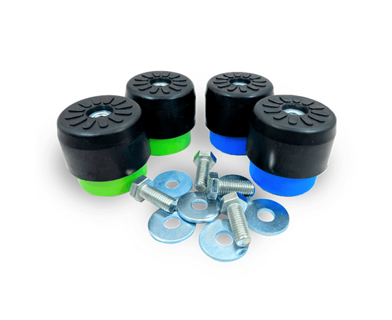 Антивибрационные опоры RF-PMM40 (4 шт, до 40 кг, зеленые и синие), фото , изображение 2