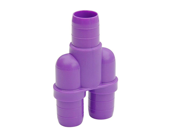 Тройник дренажный PROFcool Ø16мм Y образный (фиолетовый), фото , изображение 3