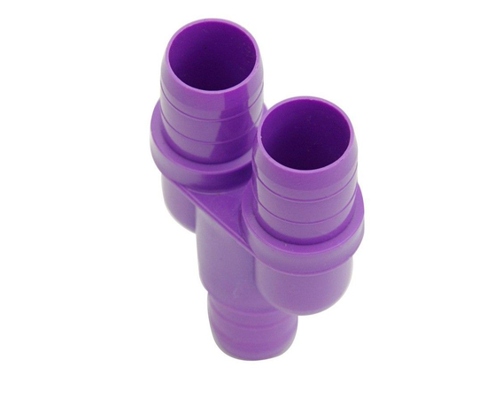 Тройник дренажный PROFcool Ø16мм Y образный (фиолетовый), фото , изображение 4