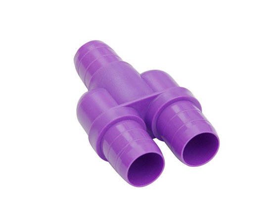 Тройник дренажный PROFcool Ø16мм Y образный (фиолетовый), фото , изображение 2