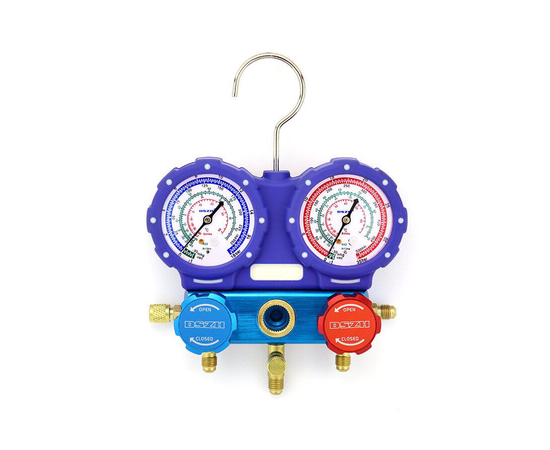 Набор инструментов DSZH WK-7P (в алюминиевом кейсе: вакуумный насос, коллектор, шланги, вальцовка, труборез, труборасширитель, риммер), фото , изображение 5