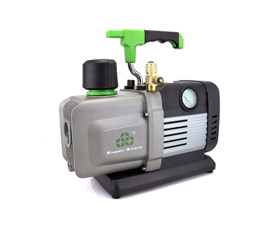 Вакуумный насос Ballu Super Stars ST-4BM (2ст., 127 л/мин, 0.2 Па, 5.3 кг, вакуумметр, соленоидный вентиль), фото 