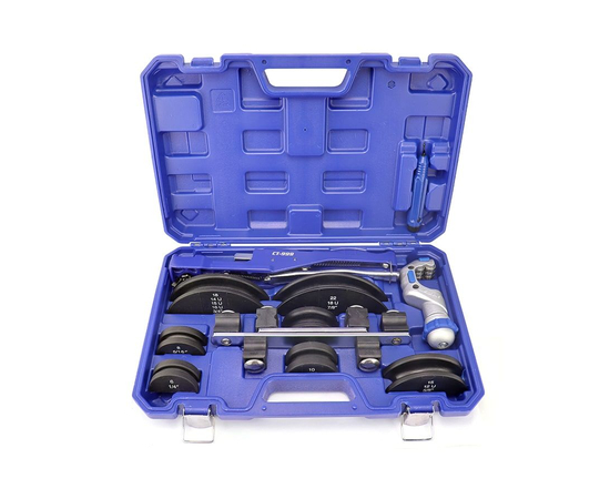 Трубогиб арбалетный DSZH CT-999 (1/4"; 5/16"; 3/8"; 1/2"; 5/8"; 3/4"; 7/8")(в кейсе с труборезом и риммером), фото 