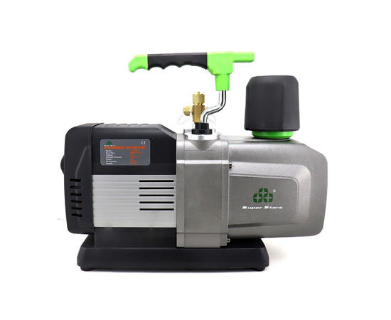 Вакуумный насос Super Stars ST-15BM (2ст., 417 л/мин, 2 Па, 14.2 кг, соленоидный вентиль), фото , изображение 4