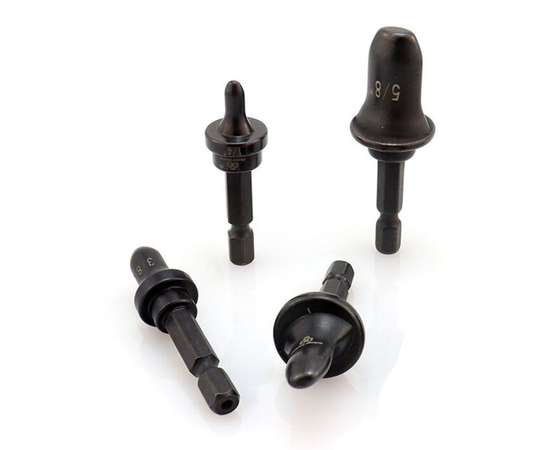 Super Stars ST-E900F - 1/4", 3/8", 1/2", 5/8" набор насадок для развальцовки трубы, фото , изображение 2