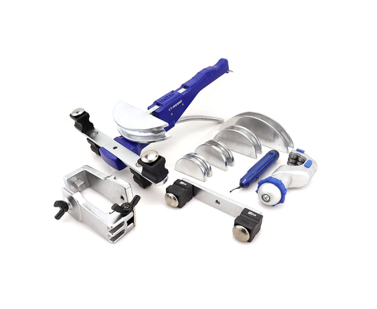 Трубогиб арбалетный с реверсом DSZH CT-999RF (алюминиевые колодки 1/4"; 5/16"; 3/8"; 1/2"; 5/8"; 3/4"; 7/8", в кейсе с труборезом и риммером), фото , изображение 4