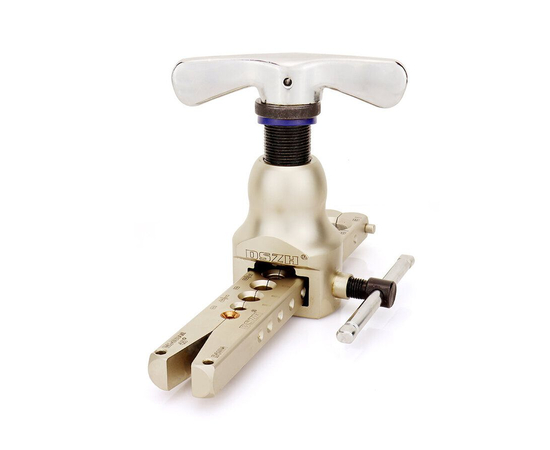 Набор инструментов DSZH WK-7P (в алюминиевом кейсе: вакуумный насос, коллектор, шланги, вальцовка, труборез, труборасширитель, риммер), фото , изображение 4