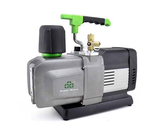 Вакуумный насос Super Stars ST-15BM (2ст., 417 л/мин, 2 Па, 14.2 кг, соленоидный вентиль), фото , изображение 3