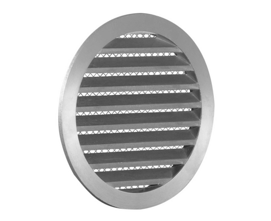 Алюминиевая наружная решётка 160мм, фото 