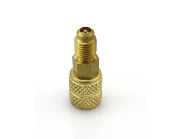 Адаптер AD98 (прямой, штуцер 5/16"-R410A; гайка 1/4"-R22), фото 