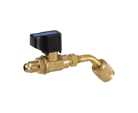 Вентиль-адаптер Value CV-05 (1/4" х 1/4" SAE, 45 градусов) (R22 x R22), фото 