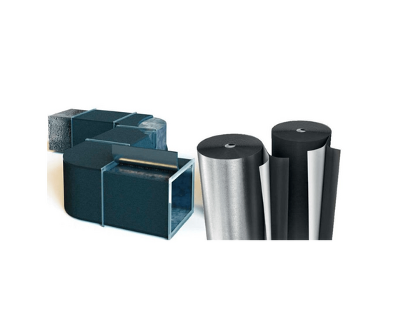 Изоляция Energoflex Black Star Duct 10мм / 1м, в рулоне 10м, самоклеящаяся (EFXR10110BSDUC), фото , изображение 2