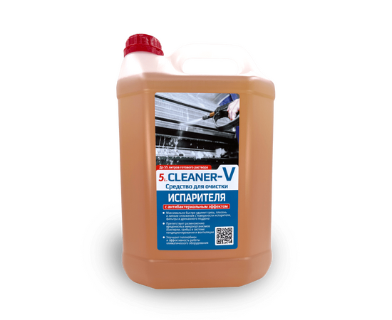 Cleaner-V 5л. (1:10) концентрат для очистки и дезинфекции испарителей, фото , изображение 2