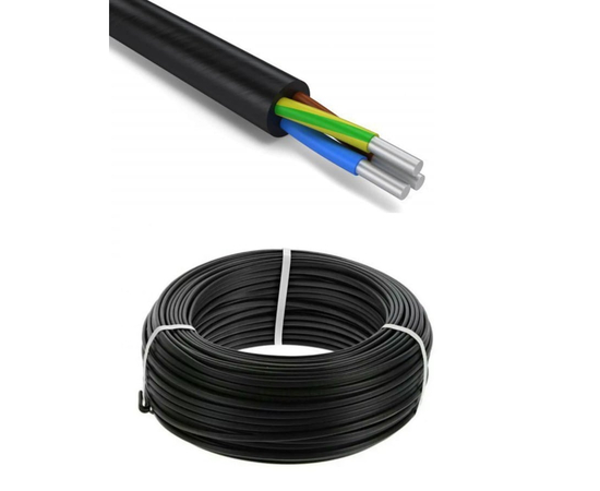 Кабель АВВГнг(А)-LS 3х6 ОК ГОСТ, бухта 100м, фото 