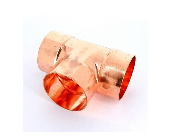 Тройник медный 89 мм (под пайку), фото 