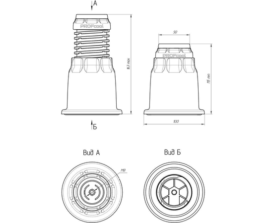Антивибрационные опоры PROFcool VX4 (4 шт, до 800кг, белые), фото , изображение 8