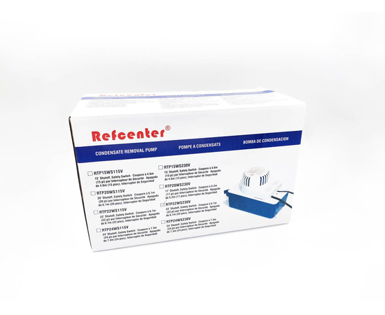 Помпа дренажная Refcenter RTP22WS230V накопительная 2.2л; 500 л/ч, фото , изображение 7