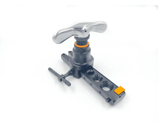 Вальцовка эксцентриковая Value VFT-808U-MI (2 плашки 1/4" - 3/4" и 6мм - 19мм; с ограничителем подачи трубы; в кейсе), фото , изображение 3