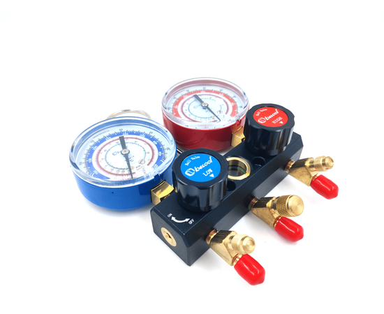 Манометрическая станция Becool BC-PREMIUM M2 (R22, R32, R407C, R410A), фото , изображение 5