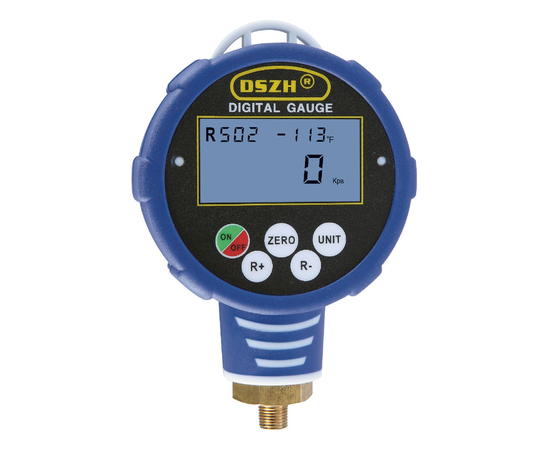 Электронный одновентильный коллектор DSZH WK-6881L низкого давления, с шлангами и адаптером AD-89, в кейсе, фото , изображение 2