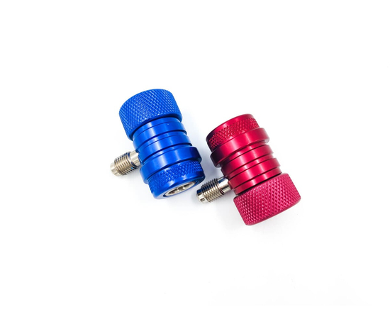 Манометрический коллектор VALUE VMG-2-R134A (2-х вентильный; 3 шланга 120 см; вентили быстросъемные, манометры 80 мм; упак. кейс), фото , изображение 8