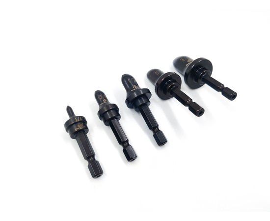 Super Stars ST-E900F - 1/4", 3/8", 1/2", 5/8", 3/4" набор насадок для развальцовки трубы, фото , изображение 2