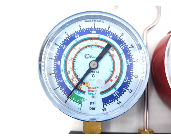 Манометрическая станция Becool BC-PREMIUM M1 (R134a, R404A, R407C, R507А), фото , изображение 3