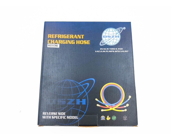 Заправочные шланги DSZH-360-RYB набор 3шт по 1.5м, 1/4" SAE, до 34 бар, фото , изображение 5