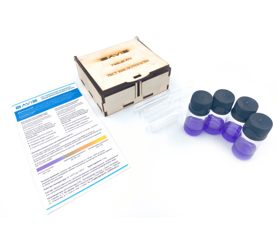 Тест кислотности для всех типов масел BAVIS FastLab AТ4 (4шт в кейсе), фото , изображение 3