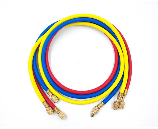 Шланг заправочный DSZH - 360-RYB-P - 1.5м, 1/4" SAE, до 41 Bar, фото , изображение 4