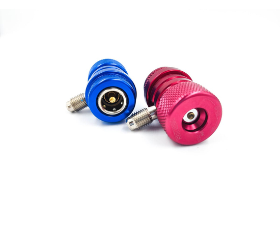 Манометрический коллектор VALUE VMG-2-R134A (2-х вентильный; 3 шланга 120 см; вентили быстросъемные, манометры 80 мм; упак. кейс), фото , изображение 7