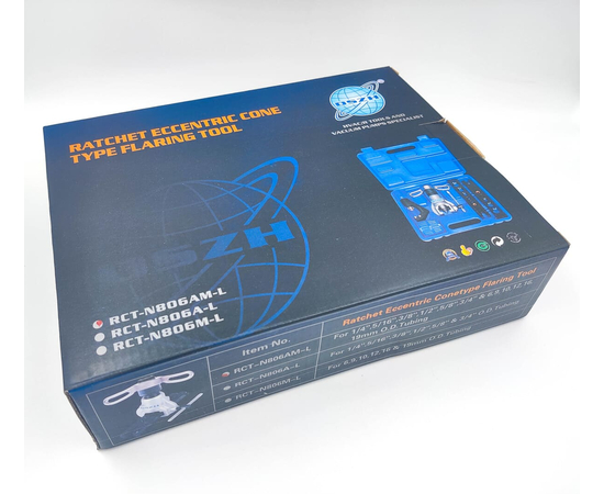 Вальцовка эксцентриковая с реверсом DSZH RCT-N806 AM-L в кейсе, +риммер и труборез, фото , изображение 12