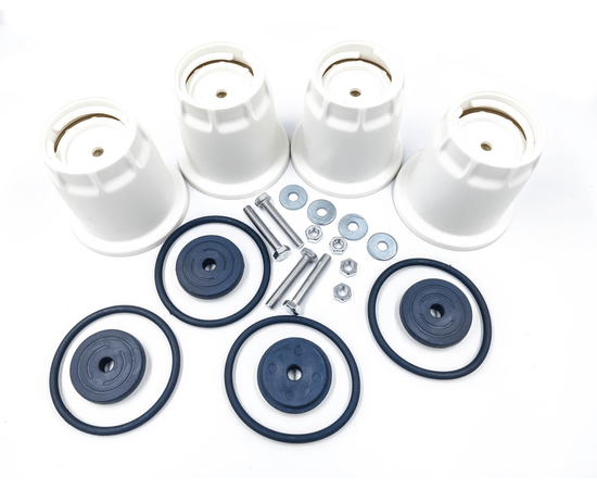 Антивибрационные опоры PROFcool VX4 (4 шт, до 800кг, белые), фото , изображение 6