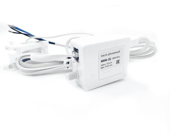 Помпа дренажная MINI 15 (проточная, 15 л/ч, 19 Дб), фото , изображение 2