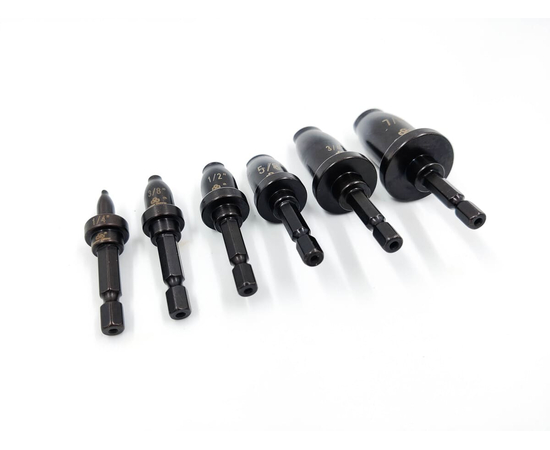 Super Stars ST-E900S набор насадок 1/4", 3/8", 1/2", 5/8", 3/4", 7/8" для расширения трубы, фото , изображение 2