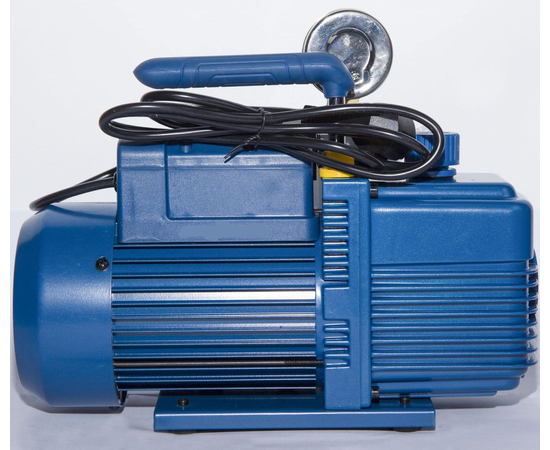 Вакуумный насос Value VI-240SV (2ст; 100 л/мин; 2 Па; 10.5 кг, вакуумметр, соленоидный вентиль), фото , изображение 4