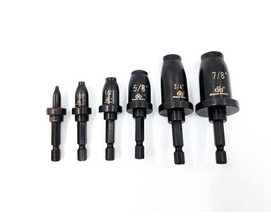 Super Stars ST-E900S набор насадок 1/4", 3/8", 1/2", 5/8", 3/4", 7/8" для расширения трубы, фото 