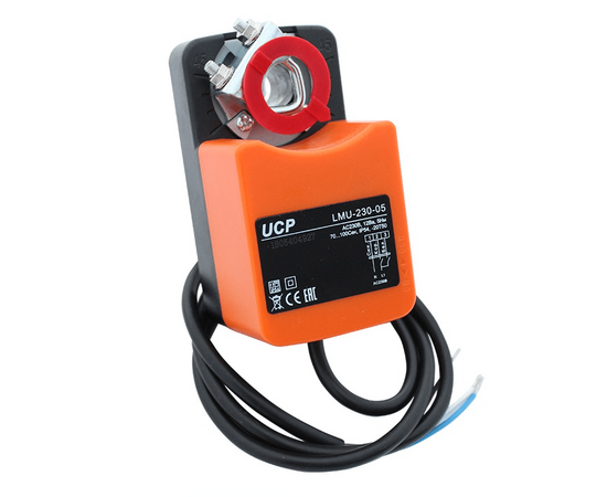 Клапан воздушный с электроприводом UCP DCGAr 250+LMU-230-05, фото , изображение 2