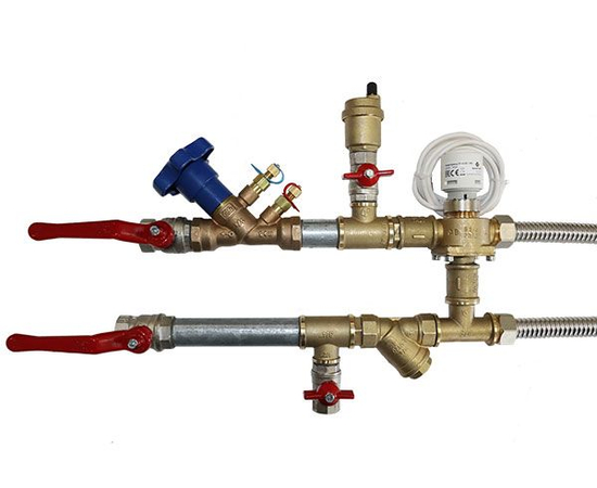 Узел обвязки фанкойла с балансировочным клапаном DF-3WVBI 3/4 Kvs (6.0), фото 