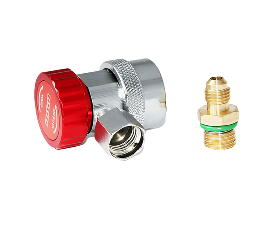 Быстросъёмная муфта с вентилем DSZH QC-19H (с переходником 14мм - 1/4"), фото , изображение 3