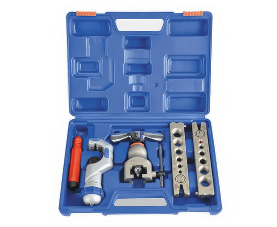 Вальцовка эксцентриковая DSZH WK-806FT-L (1/4"-3/4" и 6-19мм; в кейсе с труборезом и риммером), фото 