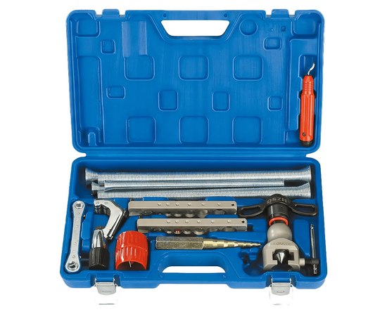 Набор для вальцовки DSZH WK-813, вальцовка реверсивная, риммеры, труборез, трубогибы СТ-102L, труборасширитель, ключ СТ-122, фото 