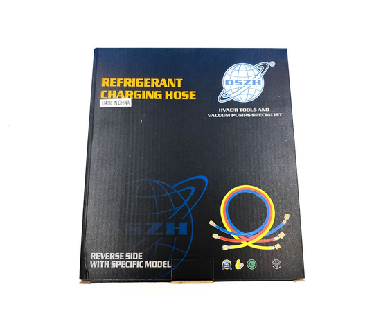 Заправочные шланги с вентилем DSZH CT-360-RYB-HV-R32/410A 1.5м, 1/4"-5/16" SAE, до 55 Bar, фото , изображение 8