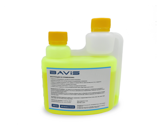 UV добавка для определения утечек фреона BAVIS UVL 450мл., фото , изображение 5