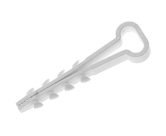 Дюбель-хомут прямоугольный 5-10, белый, 45*6мм (10уп х 100шт), фото 