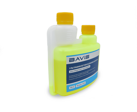 UV добавка для определения утечек фреона BAVIS UVL 450мл., фото , изображение 2