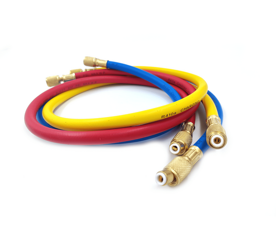 Манометрическая станция FavorCool CT-536G - R22/134/404/410; 2 вентильный, шланги 0,9м SAE 1/4", фото , изображение 10