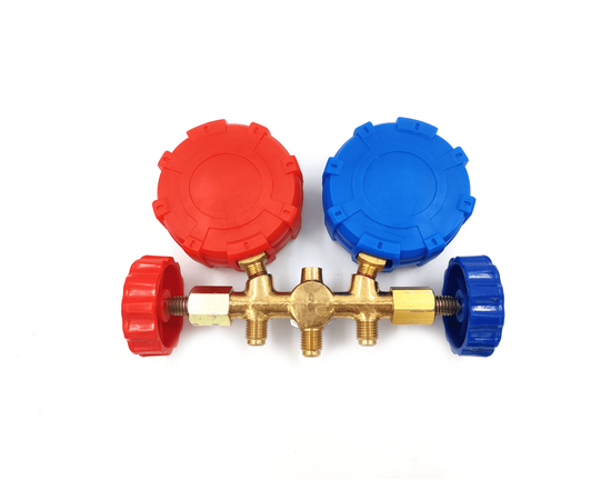 Манометрическая станция FavorCool CT-536G - R22/134/404/410; 2 вентильный, шланги 0,9м SAE 1/4", фото , изображение 7